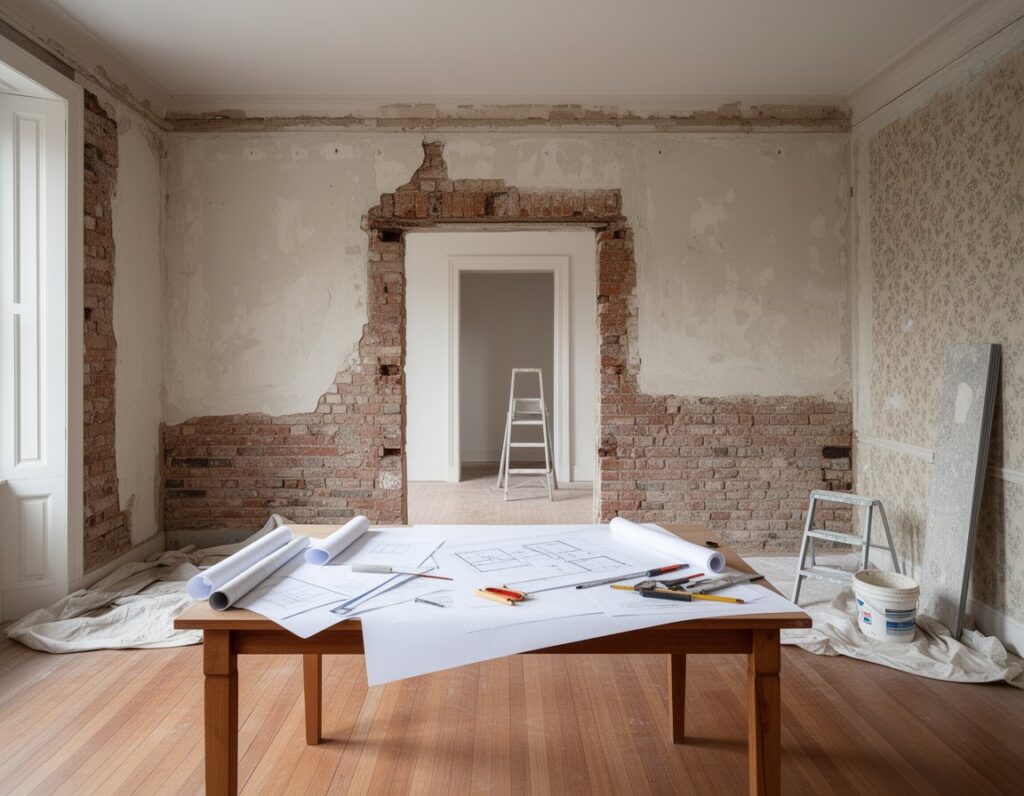 converting a house into flats