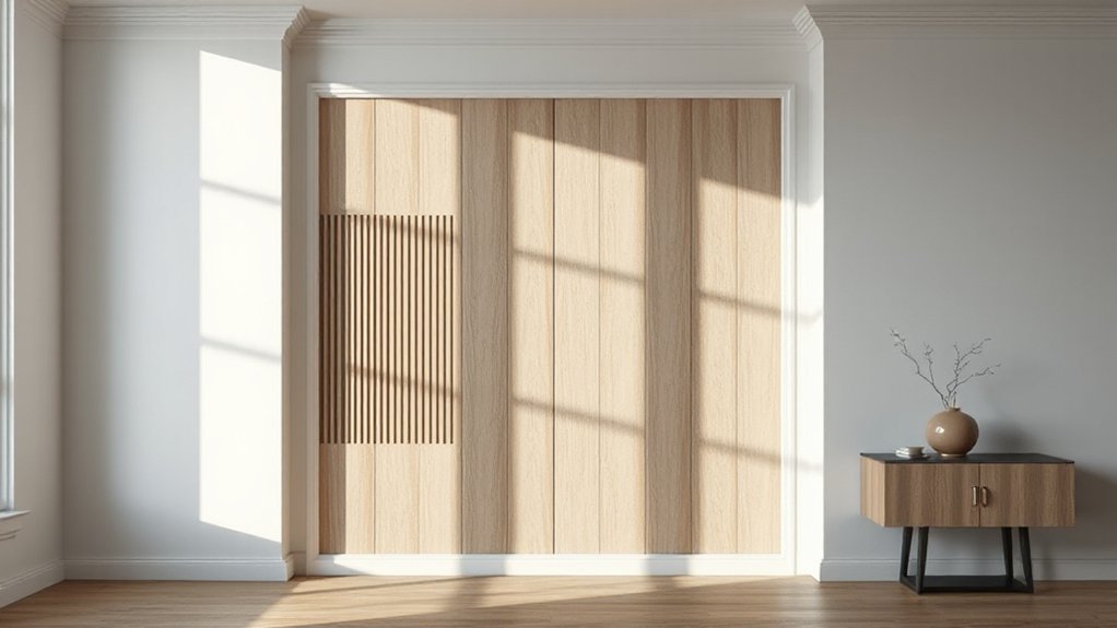 add textured wall panels