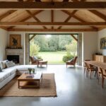 barn annex turned family space