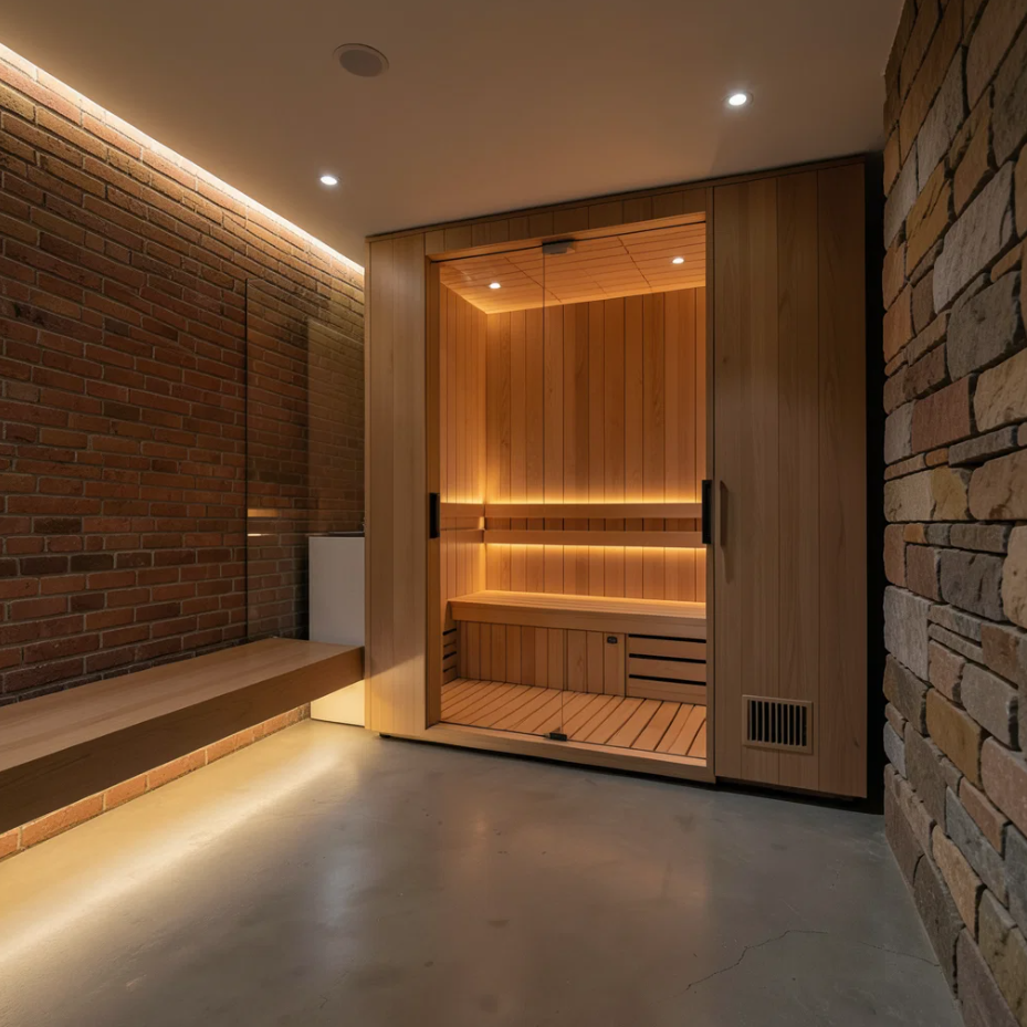 basement sauna