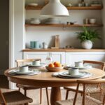casual functional dining space