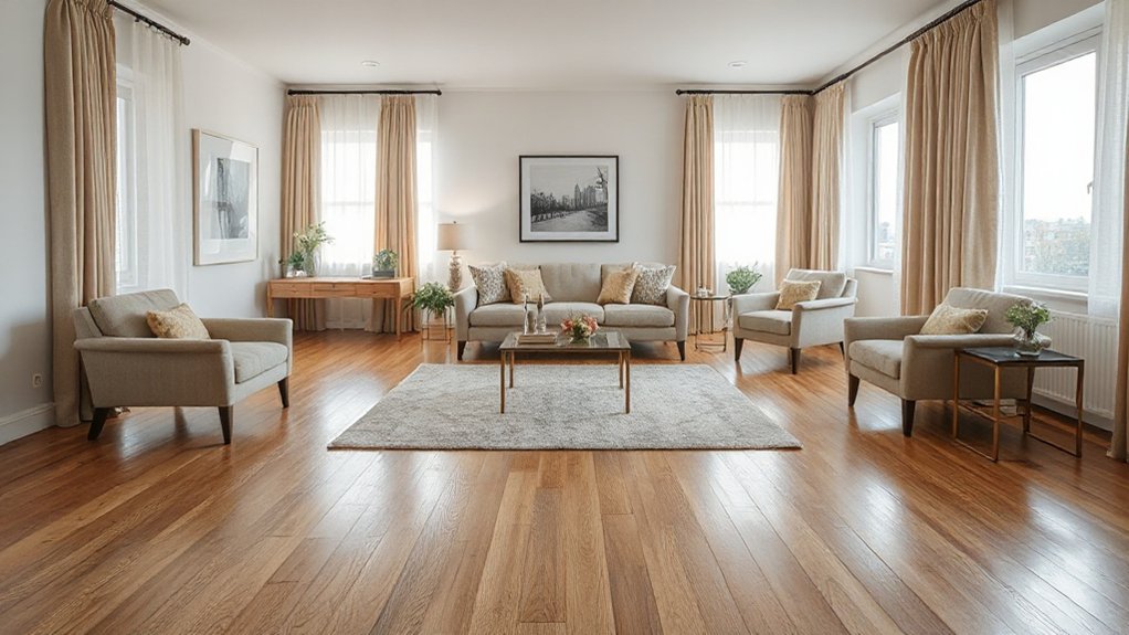 choose appropriately sized rugs