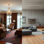 classic Vs. modern living room furniture