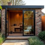 coal shed turned garden room