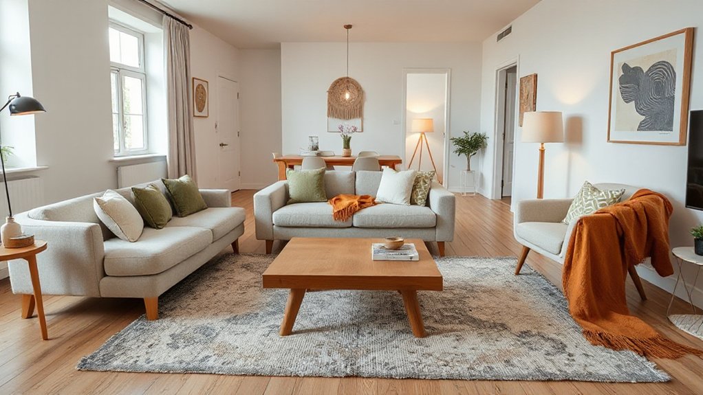 color lighting rug coordination