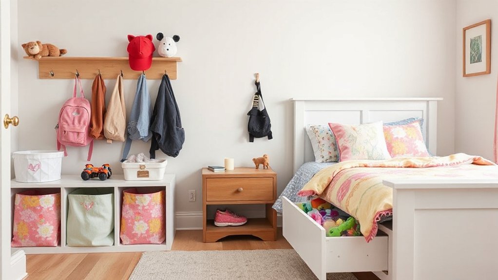 colorful labeled storage solutions