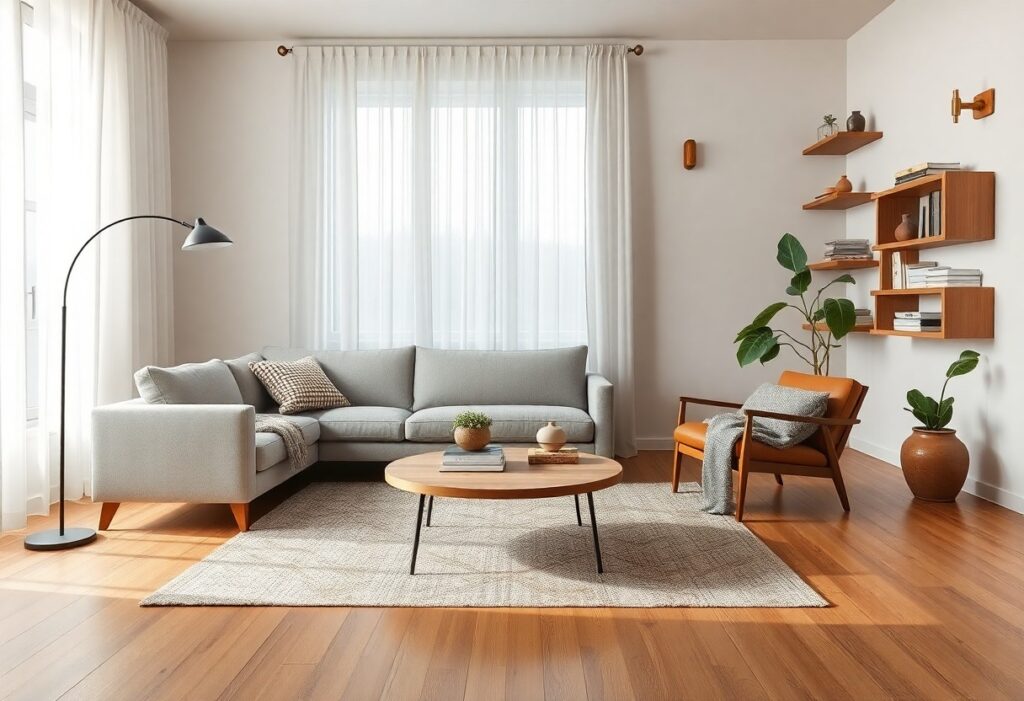 Design Tips For Creating A Cozy, Stylish Living Room With Minimal Furniture
