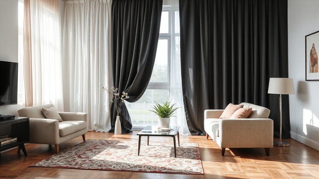 curtain weight impacts privacy