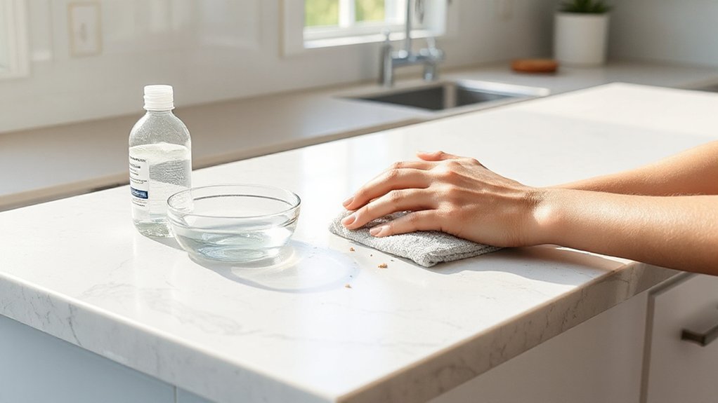 daily quartz surface maintenance
