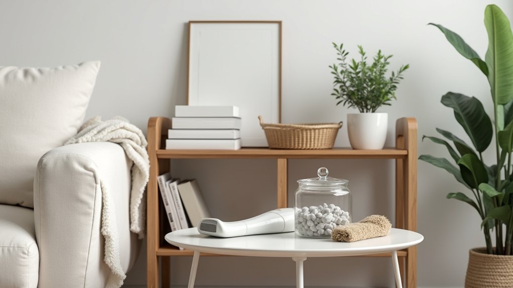 declutter and dust regularly