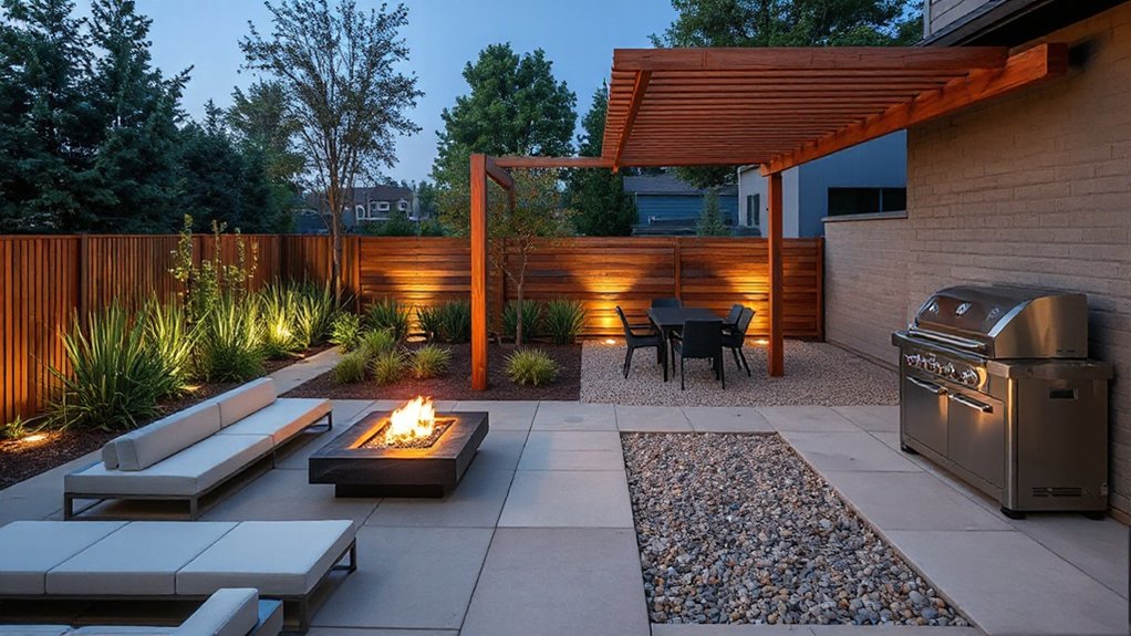design clear outdoor zones