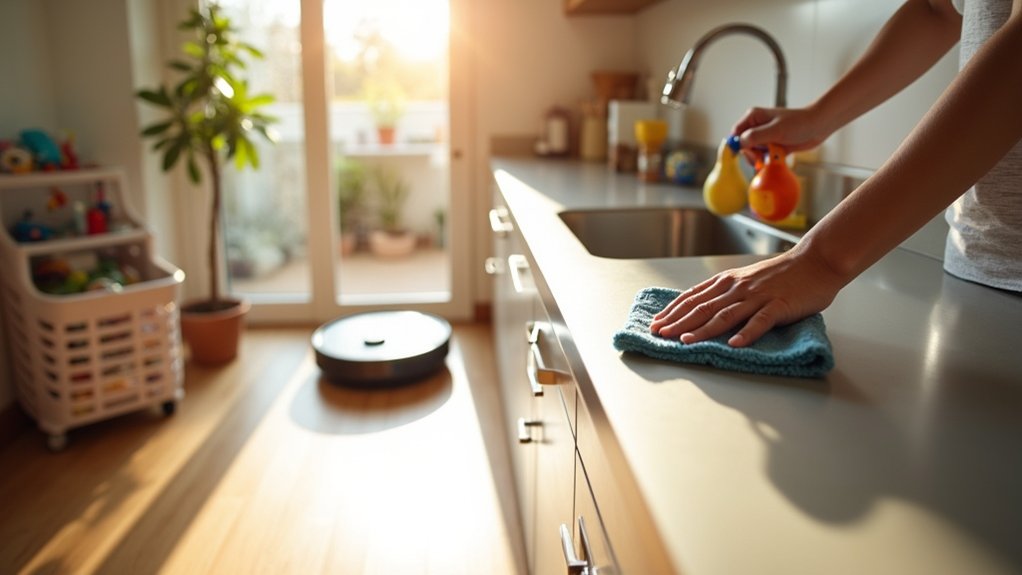 efficient cleaning for families