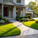 enhance exterior with landscaping