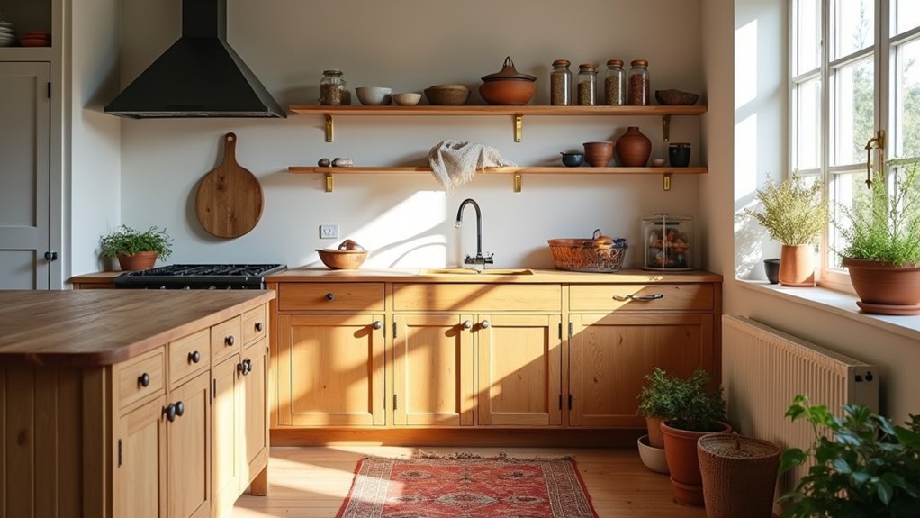 enhance kitchen with warmth