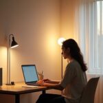 home office lighting temperature