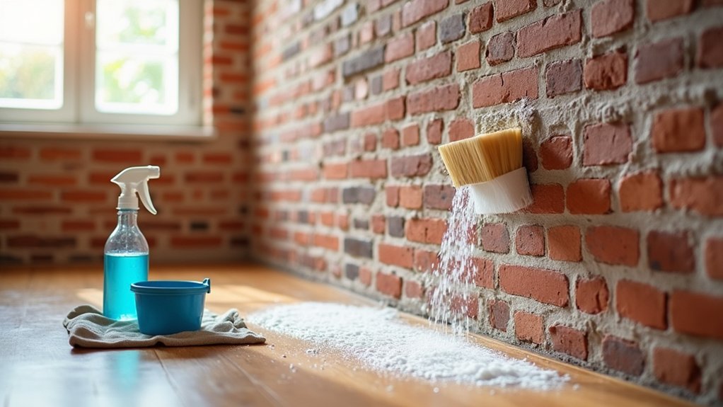 indoor brick cleaning tips