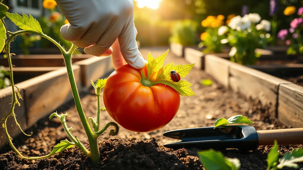 inspect plants regularly for pests