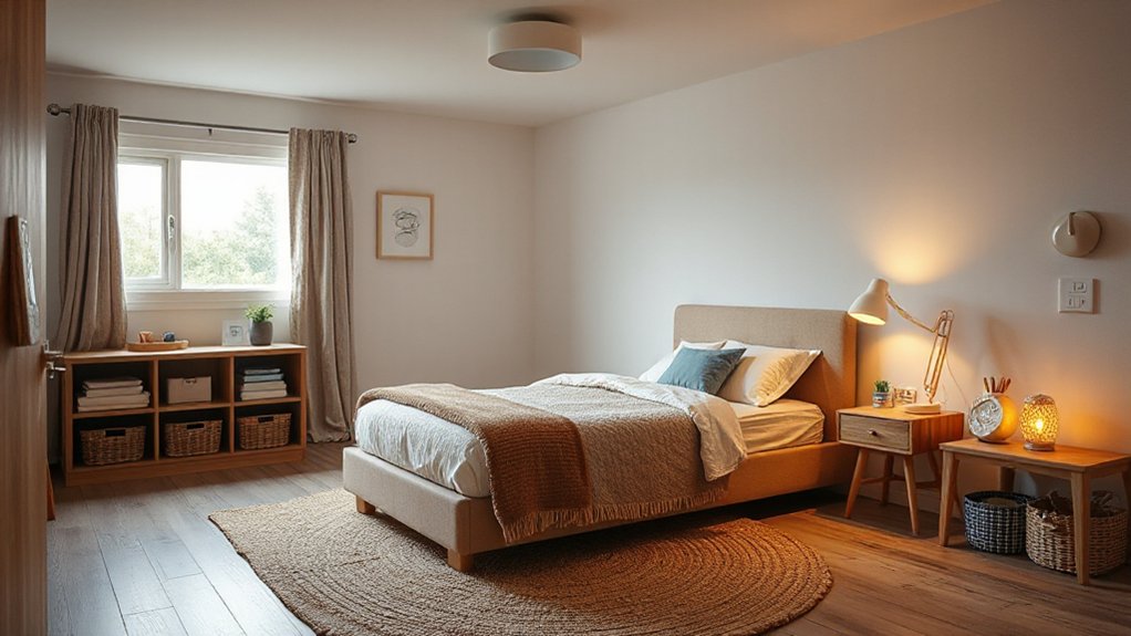 layered bedroom lighting options