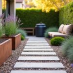 low maintenance garden oasis