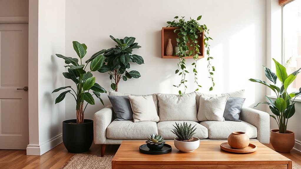 match plants to interior style
