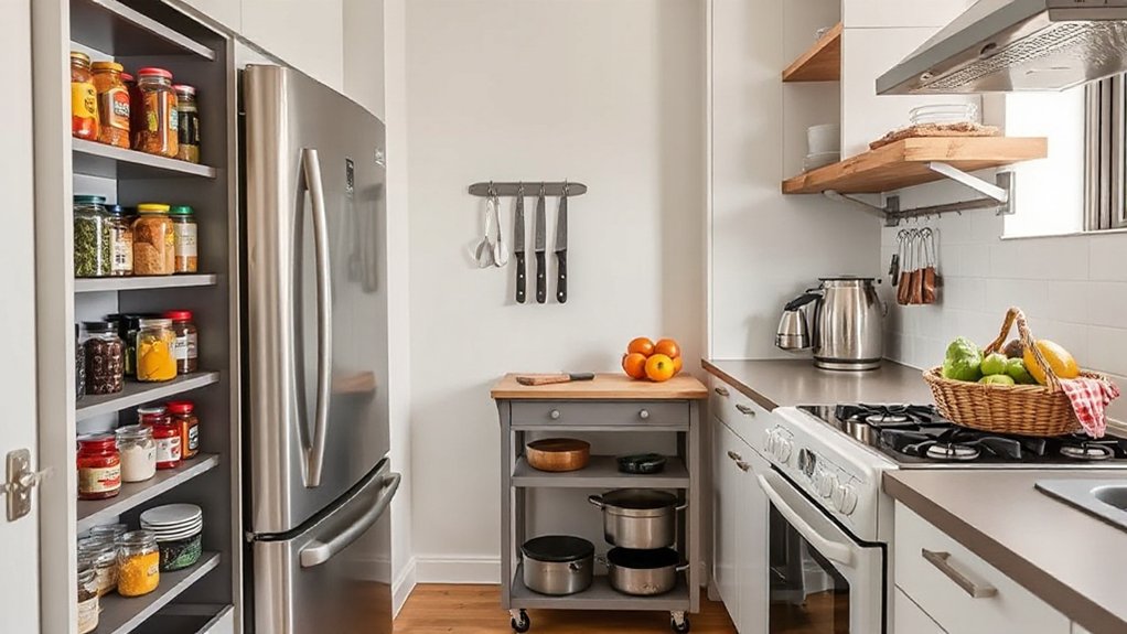maximize small kitchen storage