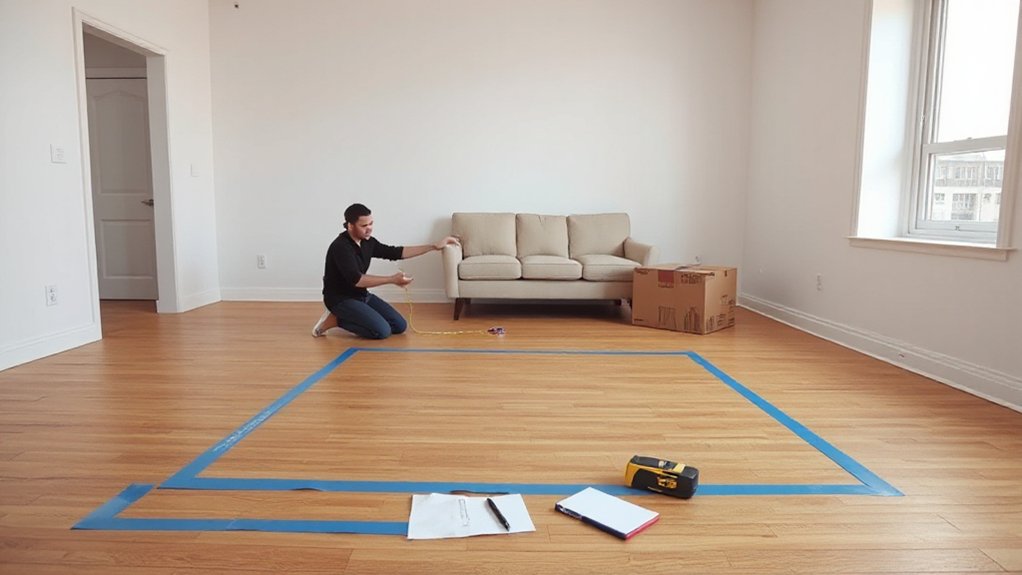 measure plan clearances layout