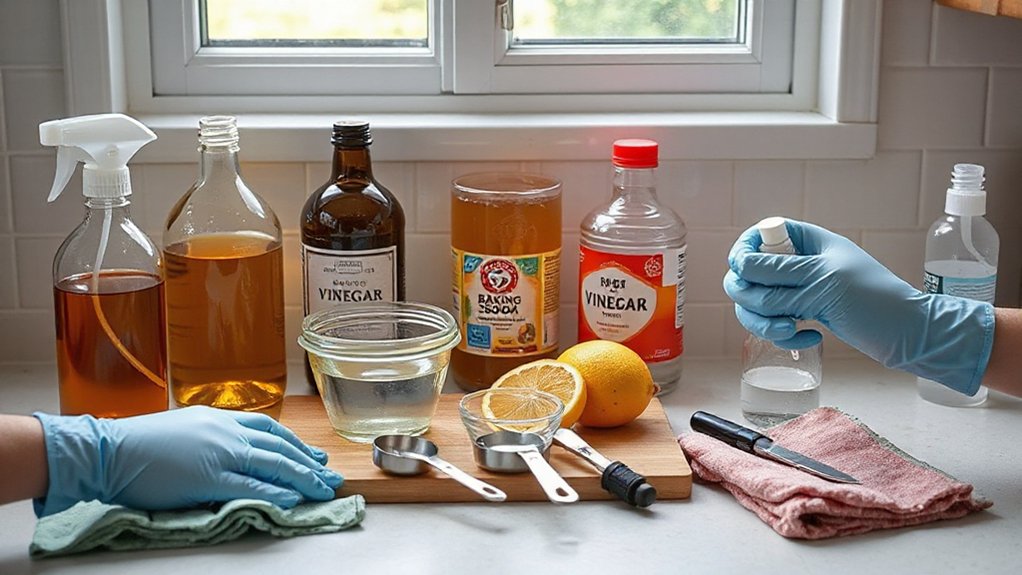 never mix cleaning chemicals