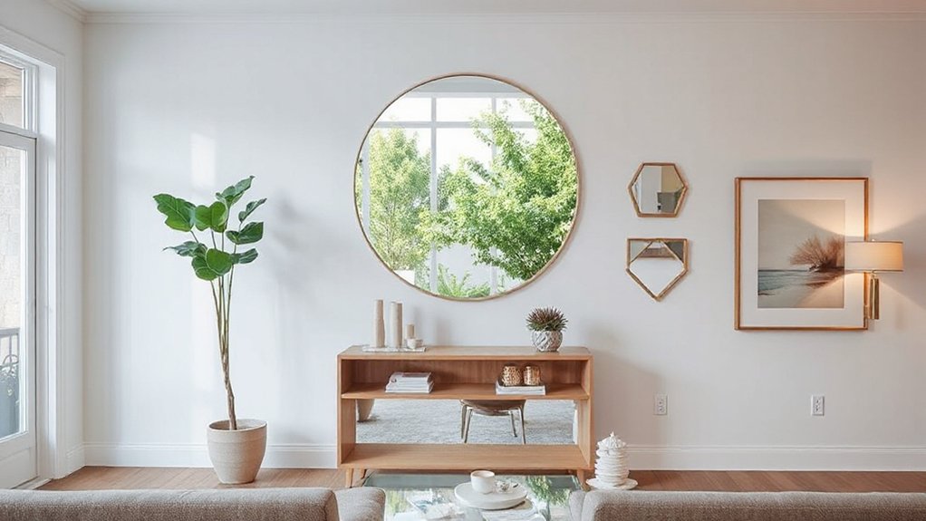 use mirrors as wall decor   optimal mirror placement strategies