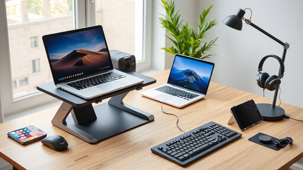optimize workspace with ergonomic accessories