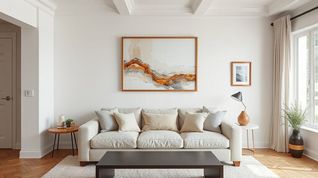 proper wall decor placement