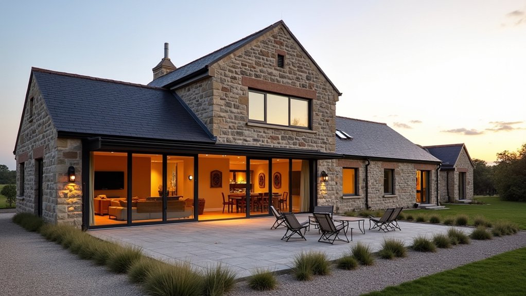 renovating historic stone barn