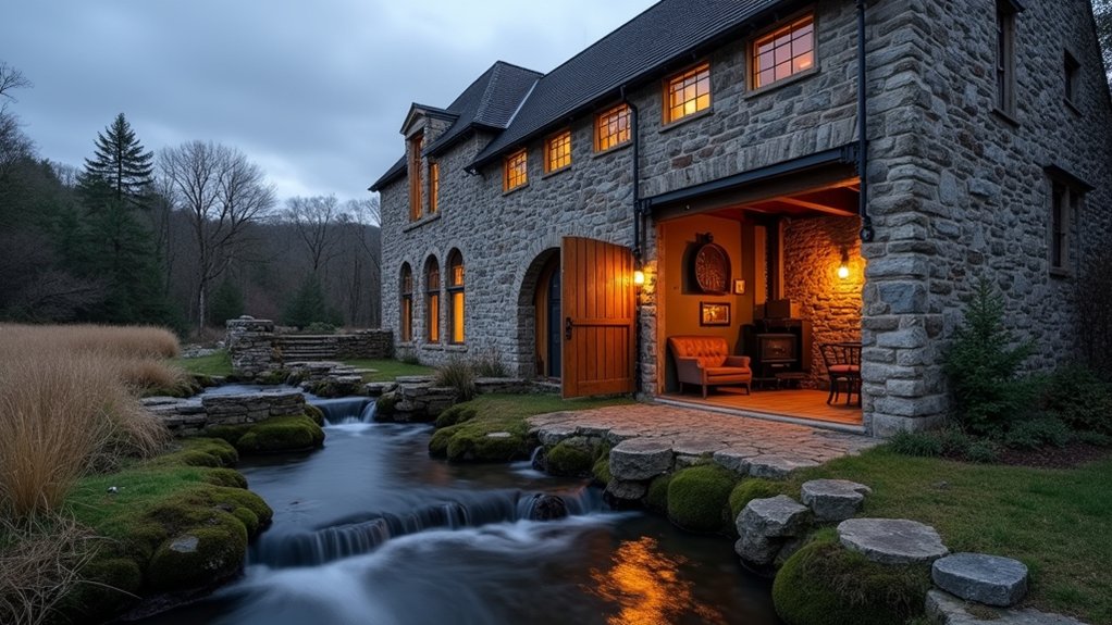 revitalizing historic mill retreat