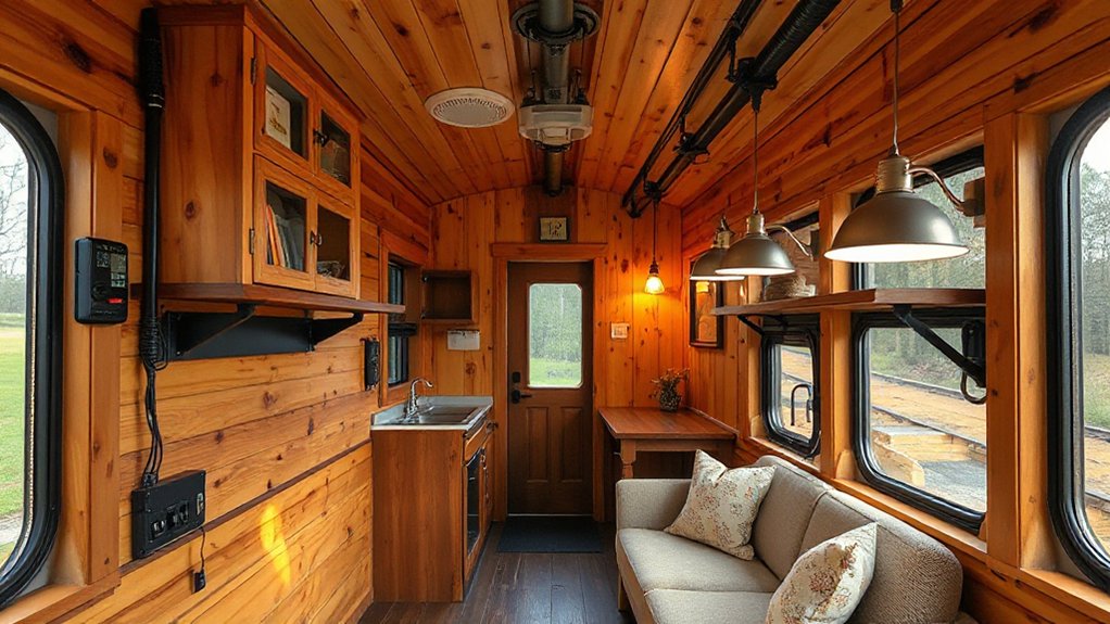 safe railway carriage wiring
