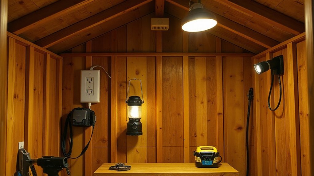 safe shed lighting solutions