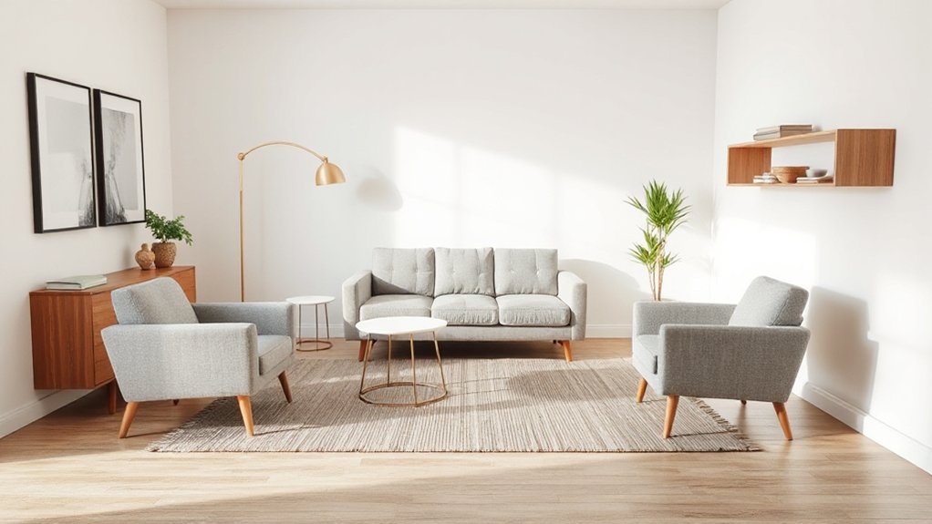 simple functional room layout