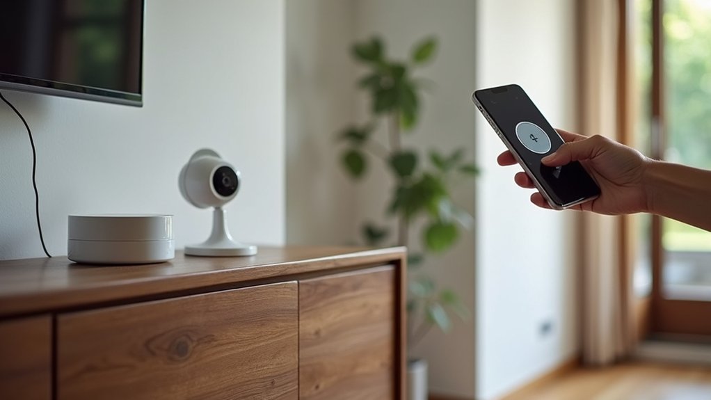 smart home security setup