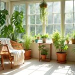 sunroom plant decoration ideas
