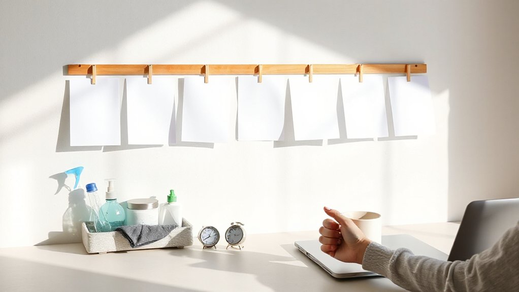 tailored manageable cleaning schedule