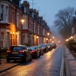 terraced street security cameras