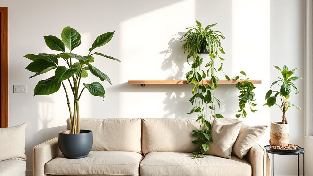 tidy balanced plant care