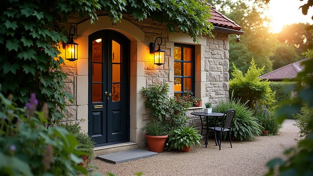 transforming gatehouse into guest cottage