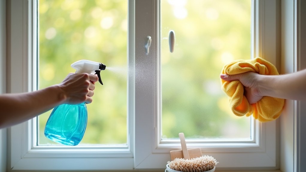 vinyl window cleaning tips