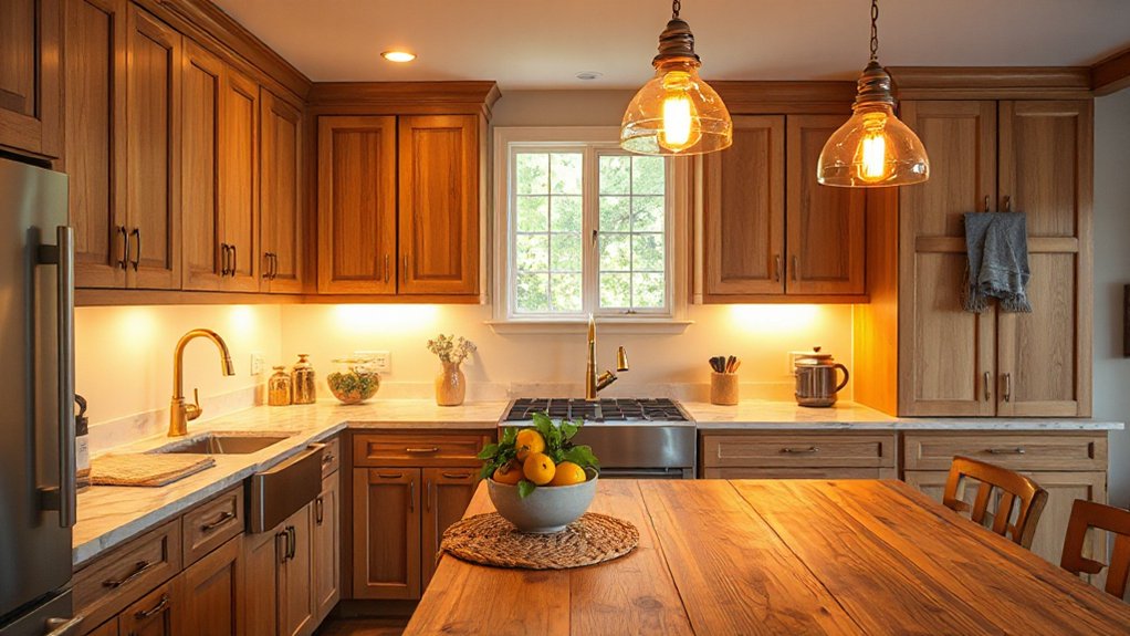 warm layered consistent lighting