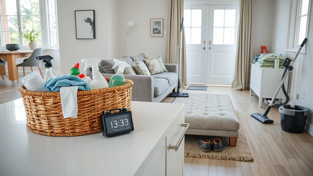 weekly house cleaning routine